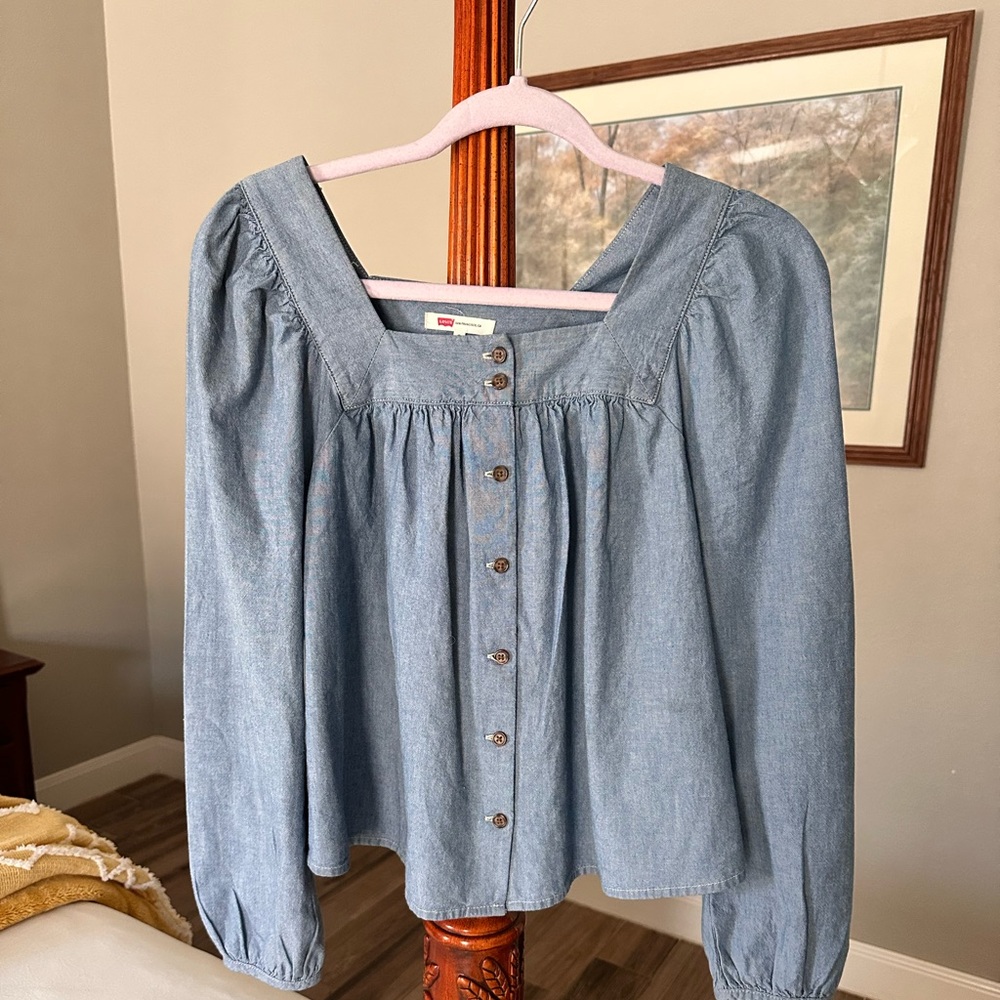 Levi’s Blue Denim Top